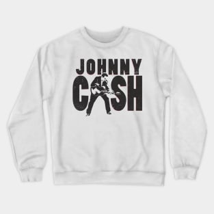 Johnny Cash Logo Vintage Crewneck Sweatshirt